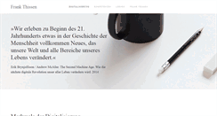 Desktop Screenshot of frank-thissen.de
