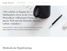 Tablet Screenshot of frank-thissen.de